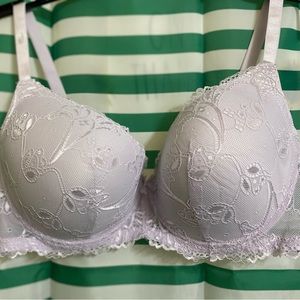 Pure Beauty Lilac Lace Bra Size 42D